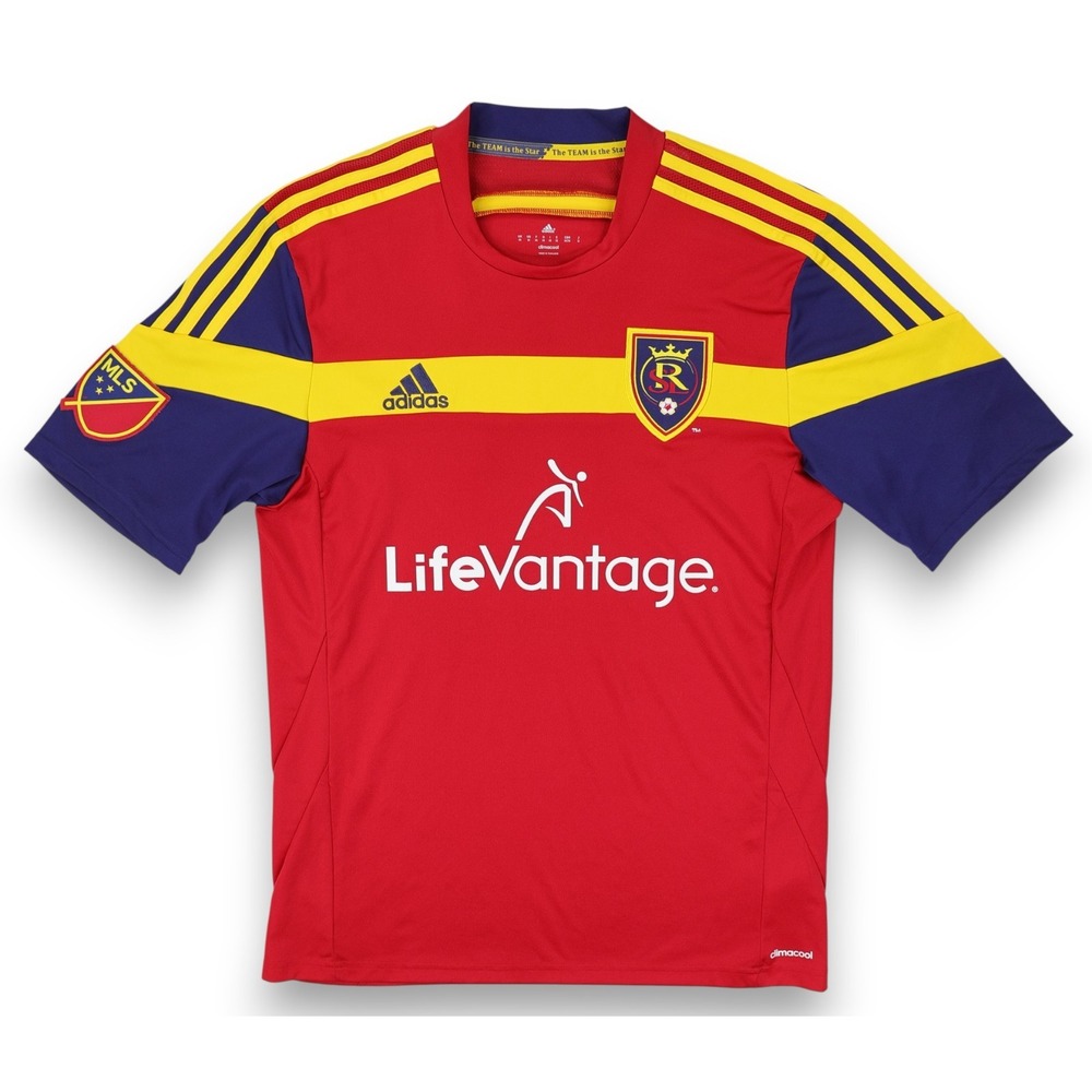 Adidas Real Salt Lake RSL MLS Soccer Jersey 2016/17 Home Kit Mens Medium Red